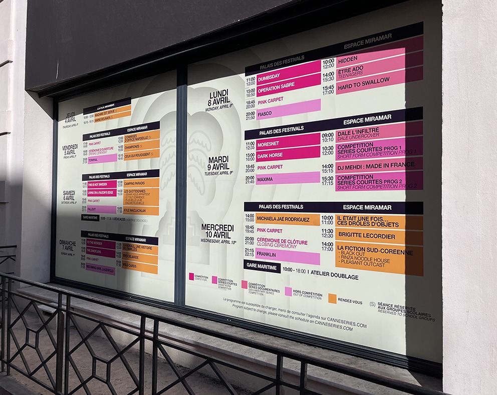 CanneSeries — Programme vitrine