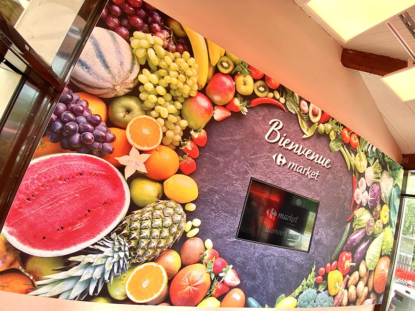 Carrefour Market — Mur fruits