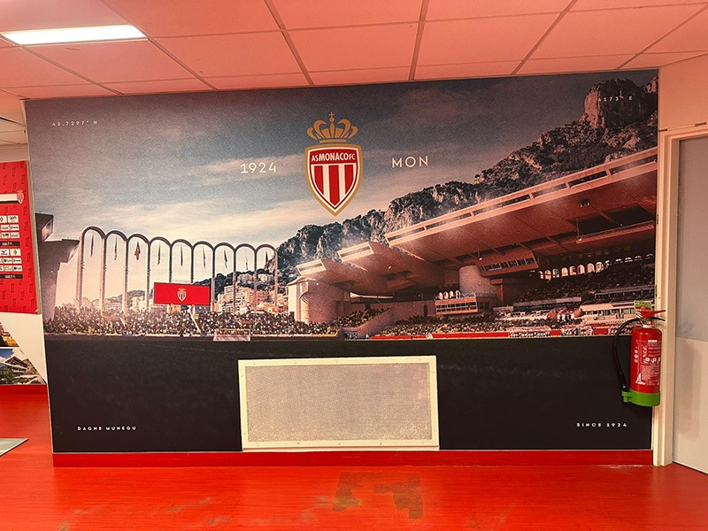 AS Monaco — Fresque murale