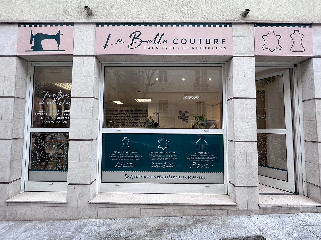La Belle Couture — Vitrine Antibes